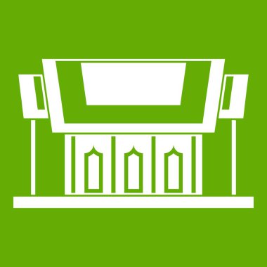 Tayland tapınak simgesi yeşil