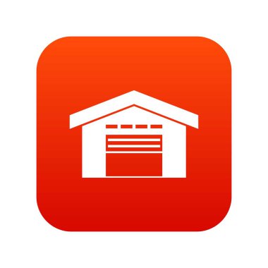 Ambar simgesi dijital kırmızı