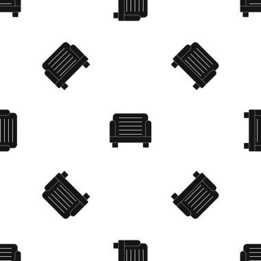 Koltuk desen sorunsuz siyah