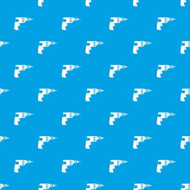 El matkap desen kesintisiz mavi