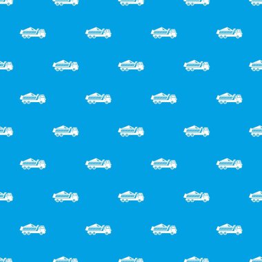 Döküm parça desen kesintisiz mavi