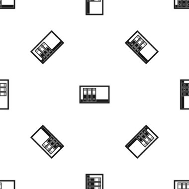 Office klasörler raf desen sorunsuz siyah