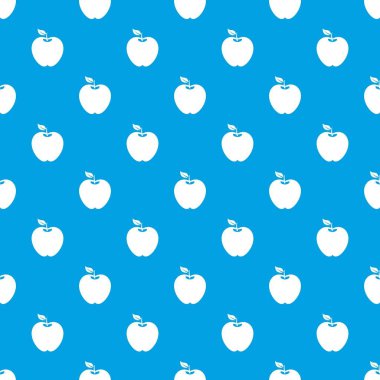 Apple desen kesintisiz mavi