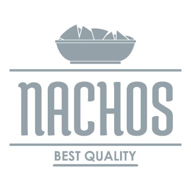 Nacho logosu, basit gri tarzı