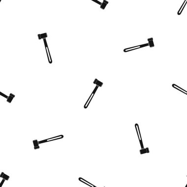 Tıbbi çekiç desen sorunsuz siyah