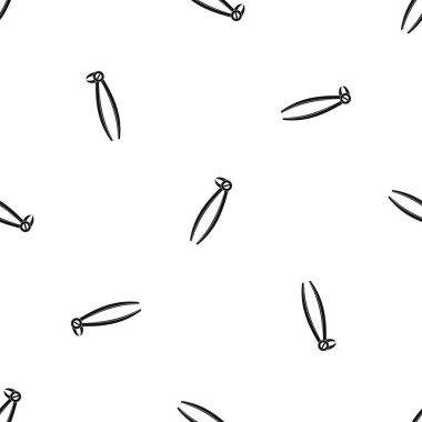 Diş hekimi forseps desen sorunsuz siyah