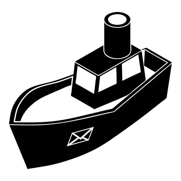 Sea ship delivery icon, simple style — Stock Vector