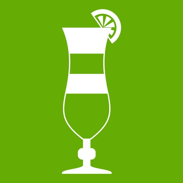 Cocktail-Symbol grün — Stockvektor