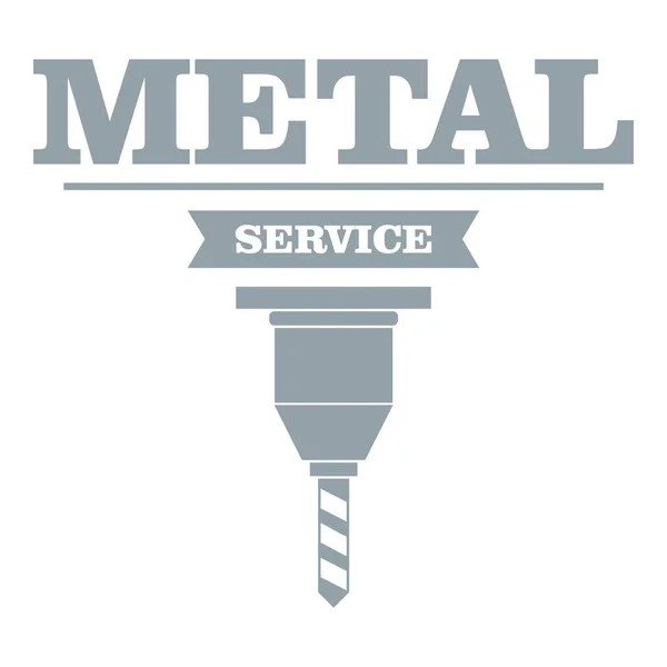 Logo de la herramienta de servicio, estilo vintage — Vector de stock