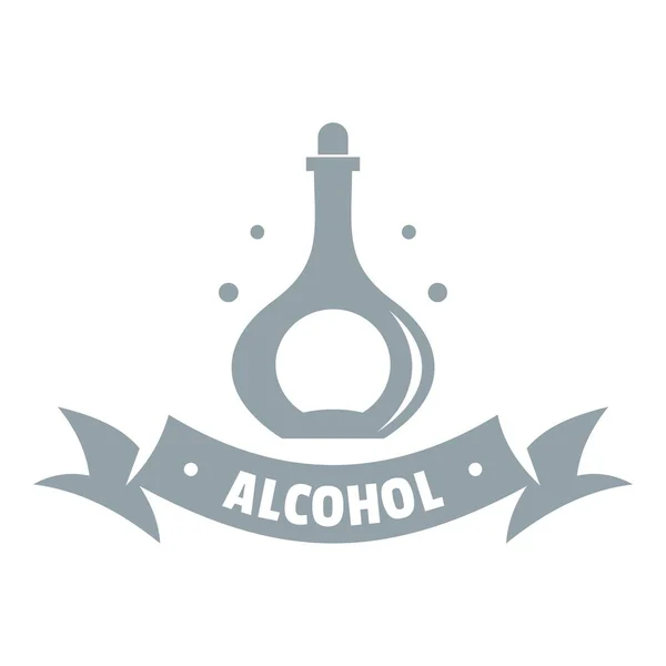 酒精标志, 简单的灰色样式 — 图库矢量图片