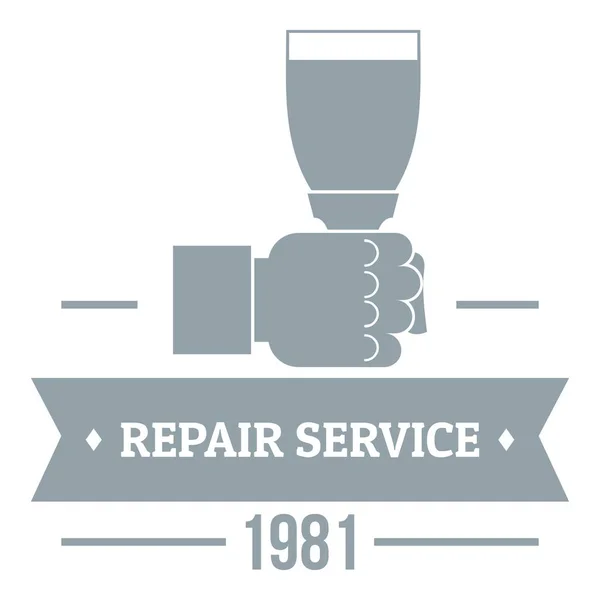 Yenileme hizmeti logosu, vintage tarzı — Stok Vektör