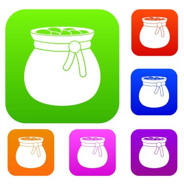 Çanta dolusu altın set renk koleksiyonu