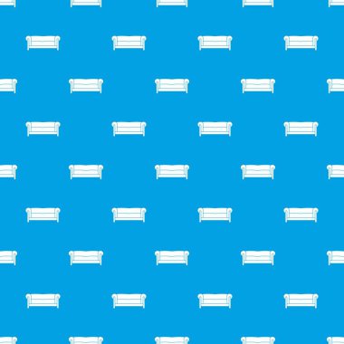 Kanepe desen kesintisiz mavi