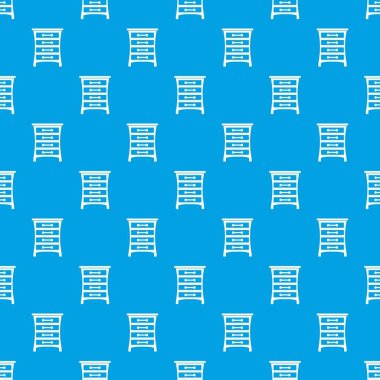 Çekmeceli desen kesintisiz mavi