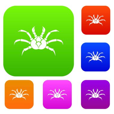 Yengeç renk koleksiyonu ayarla