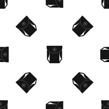 Kot pantolon cep düğmesini desen sorunsuz siyah ile