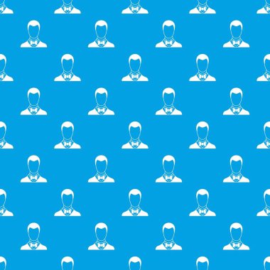 Damat desen kesintisiz mavi