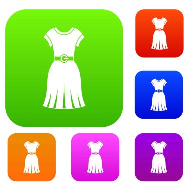 Elbise renk koleksiyonu ayarla