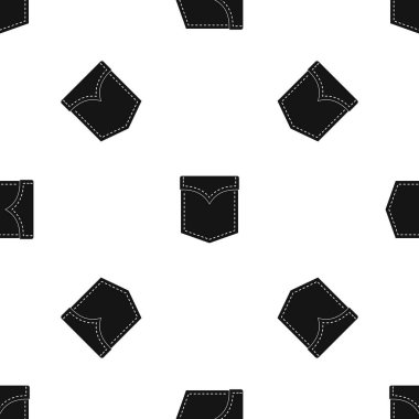 Siyah kapak cep desen sorunsuz siyah