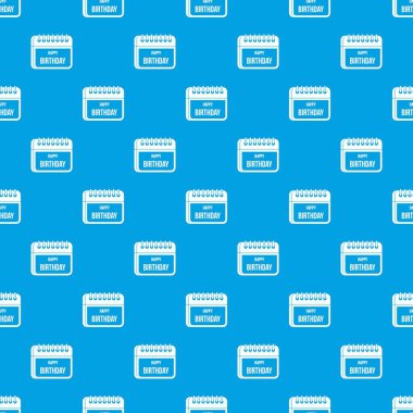 Takvim mutlu yıllar desen kesintisiz mavi