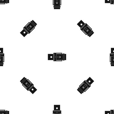 Kare toka model sorunsuz siyah kemer