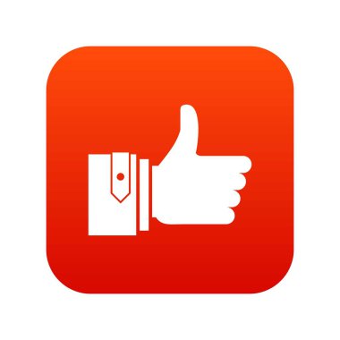 Simge dijital kırmızı Yaşasın