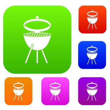 Barbekü renk koleksiyonu ayarla