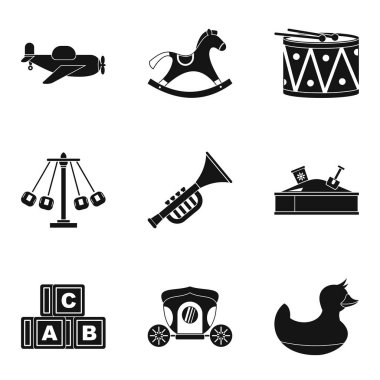 Gaud Icons set, basit tarzı