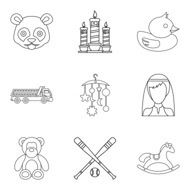 Koruma simgeler kümesi, anahat stili