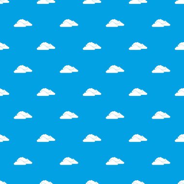 Bulutlar desen kesintisiz mavi