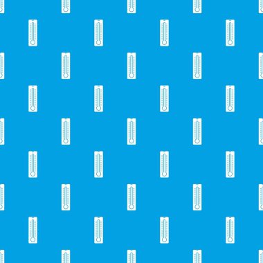 Termometre desen kesintisiz mavi