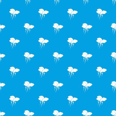 İle Lightning'ler desen kesintisiz mavi bulut