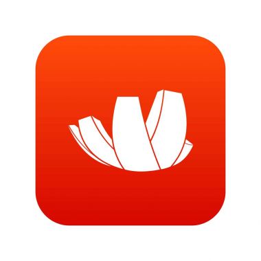 Singapur simgesi dijital kırmızı Artscience Müzesi