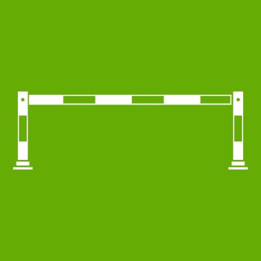 Trafik bariyeri simgesi yeşil