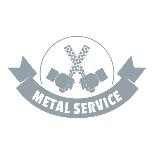 Logo de herramienta de sierra, estilo vintage — Vector de stock