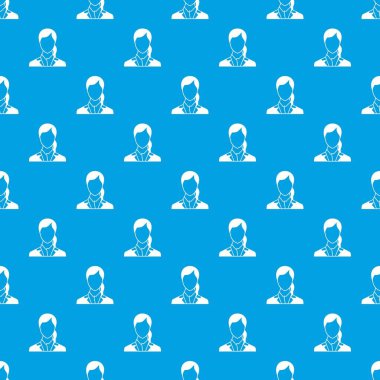 Kadın desen kesintisiz mavi