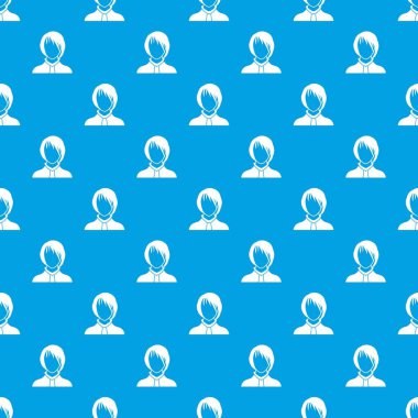 Kadın desen kesintisiz mavi