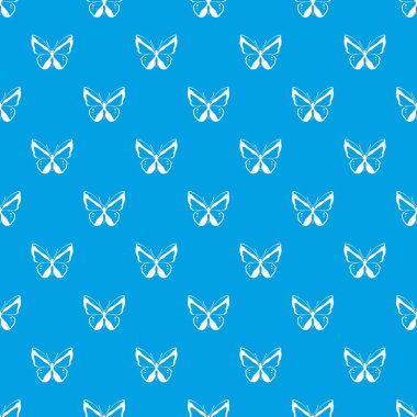 Kelebek deseni kesintisiz mavi