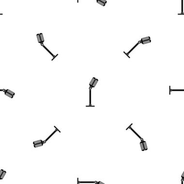 Mikrofon desen sorunsuz siyah