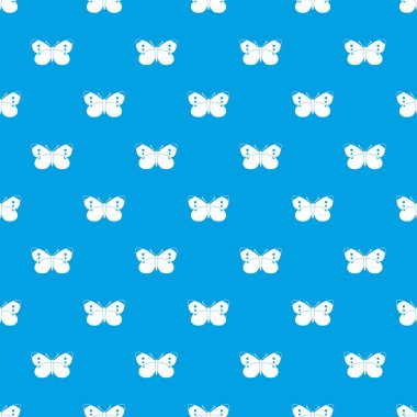 Kelebek deseni kesintisiz mavi