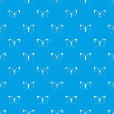 Kelebek deseni kesintisiz mavi
