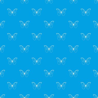 Kelebek deseni kesintisiz mavi