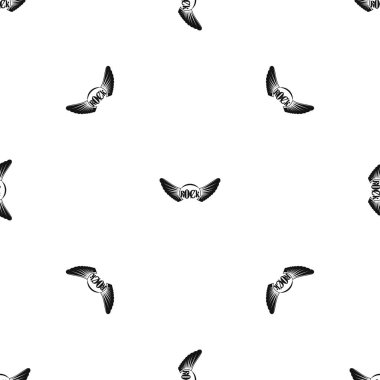 Rock desen sorunsuz siyah