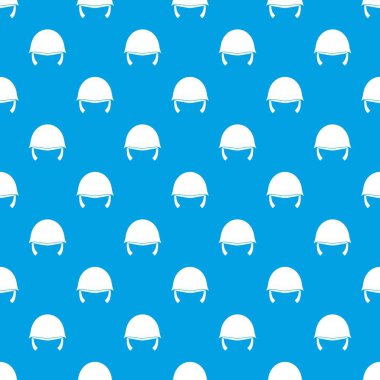 Askeri kask desen kesintisiz mavi