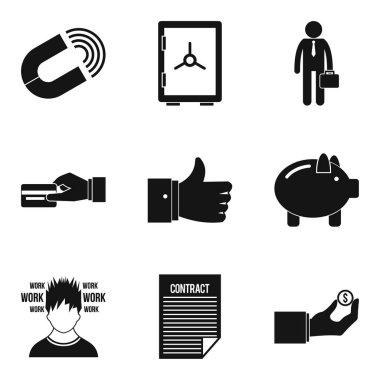 İş sözleşmesi simgeler kümesi, basit tarzı