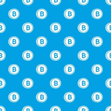 Yazı tura yarasa desen kesintisiz mavi