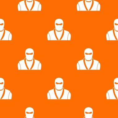 Siyah maske desen sorunsuz Ninja