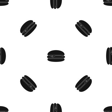 Burger desen sorunsuz siyah