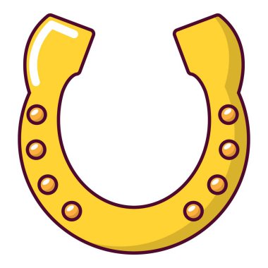 At nalı simgesi, karikatür tarzı