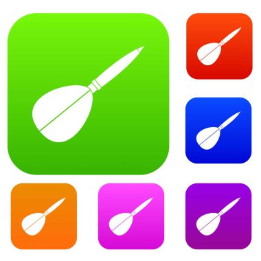 Dart oynamak için ok renk koleksiyonu ayarla